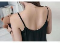 Conjunto informal de mujer, ropa de dormir, pantalón corto, ropa de dormir con tirantes finos, negro L XL XXL, suave y flexible - details 11