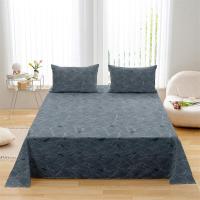 Sábana de Tela Suave de Temporada Toda Diseño Floral Plano 230x230cm Comodidad Tactile sin Funda de Almohada - details 4