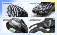 ONEMIX-Zapatillas deportivas transpirables para hombre, calzado deportivo de carreras, para caminar, impermeable y antiincrustante, para exteriores - details 1