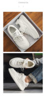 Nuevos zapatos blancos de suela gruesa retro realzados, zapatos de pan con suela de muffin Dexun - details 1