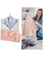 Bolso de viaje plegable para mujer, bolsa de lona de cuero PU grande, bolsa de viaje de negocios - details 5