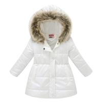 Manténgase abrigado y parece con estilo: chaqueta térmica con capucha para niña con acolchado alternativo de plumón para invierno - details 0