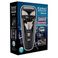 Kemei 4-blade powerful electric shaver for men wet dry beard stubble electric razor facial shaving machine rechargeable - details 2