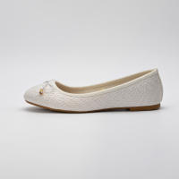 Zapatos de mujer con boca baja y suela suave, zapatos de madre que no cansan, zapatos blancos de punta plana - details 8