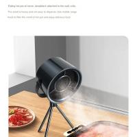 Campanas extractoras de escritorio USB, extractor de capó pequeño, olla caliente, barbacoa, campana extractora grande - details 5