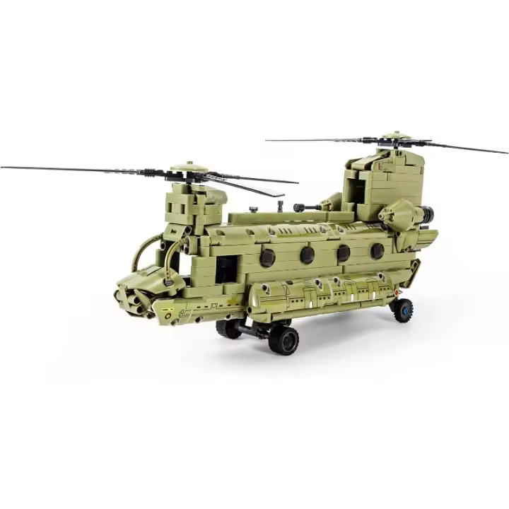 Set de Bloques de Construcción de Helicóptero CH-47 de Serie Militar 785 Piezas - 1