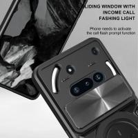 Para Nothing phone 3A Funda protectora de grado militar Funda trasera protectora de cámara reflectante omnidireccional con soporte - details 4