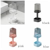 Juego de vasos para cepillo de dientes, organizador para parejas, diseño que ahorra espacio, Ideal para decoración y organización del baño - details 2