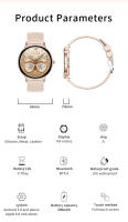 2024 nueva colección ultradelgada de relojes inteligentes de 1,43 pulgadas 466 * 466 amoled pantalla llamada bluetooth, empuje de mensajes, ejercicio físico,frecuencia cardíaca y presión arterial,moda femenina cómoda pulsera inteligente para iOS y Android - details 20