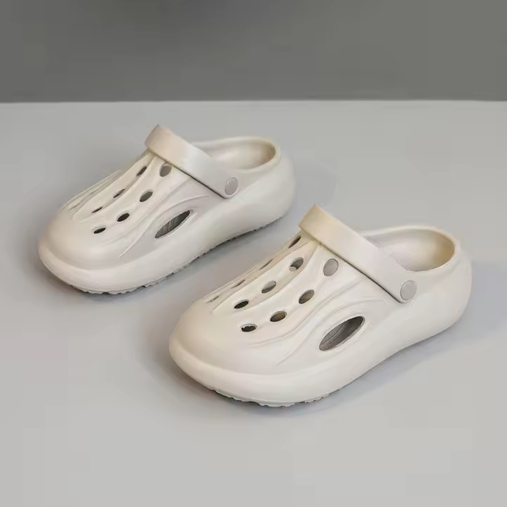 Zuecos de verano para mujer, versátiles, con suela gruesa y suave, estilo bosque, que aumentan la altura. - 1
