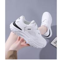 Zapatillas gruesas para mujer Versátiles, punta redonda, aumento de altura, para caminar, correr y actividades al aire libre - details 10