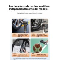Infladores de neumáticos, compresores de aire portátiles, bombas de aire portátiles para neumáticos de coche, infladores de neumáticos inalámbricos con manómetro digital - details 13