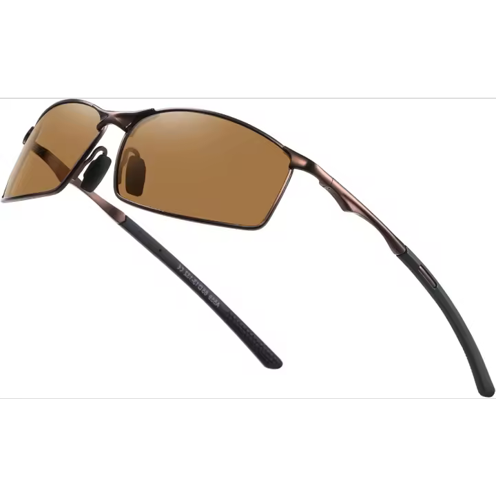 Gafas de sol polarizadas rectangulares para hombre, ultraligeras, para pescar y conducir, clásicas. - 1