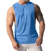 Camiseta sin mangas de gimnasio para hombre, chaleco deportivo de entrenamiento, cómodo, informal, a la moda, gran oferta, Verano - details 12