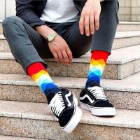 Calcetines de tubo medio para hombre y mujer, medias divertidas e informales, de algodón, coloridas, con diseño de animales de Halloween, 5 pares - details 5