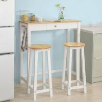 Taburetes de barra alta y 2 taburetes de comedor FWT50-WN ES - details 2