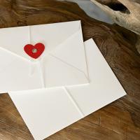 20 piezas Vintage San Valentín sobres de ventana sobre de regalo sobre de efectivo sobres de papel Kraft con botón lazo amor - details 7