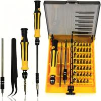 Kit de Herramientas de Reparación de Precisión Torx Magnético 45 en 1 con Pinzas y Extensión de Eje para Electrónica Teléfono Móvil PC Lapto - details 1