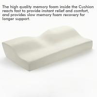 Almohada de Mariposa para Soporte del Cuello - Diseño Ortopédico Contorneado, Confort Todo-Tiempo, Funda Reversible, Apoyo con Partición 3D para el Cuello y la Cabeza, Almohadilla para el Cuello - details 3