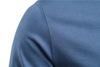 Camiseta de manga larga con cuello redondo para hombre, camisa deportiva ajustada, Top informal, Otoño, nuevo - details 7