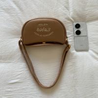 Bolso de hombro de lujo con letras coreanas simples, bolso de mano de cuero PU con bordado para mujer - details 12