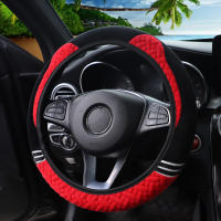 Calentador de manos de felpa con forma de oso, gato de dibujos animados, coche sin anillo interior, cubierta para volante, suministros automotrices de 14,5-15 pulgadas - details 2