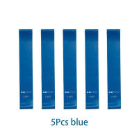5 unids/set bandas de goma de resistencia para Yoga, bandas elásticas para culturismo, bandas de ejercicio para Pilates, cinturón expansor, equipo de Fitness - details 5