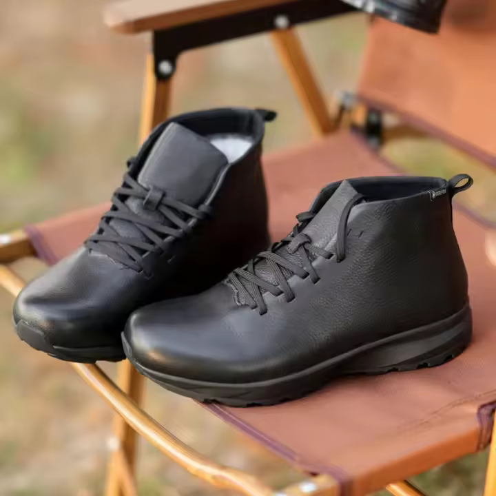 Botas calientes botas cortas de los hombres de lana resistente al frío al aire libre impermeable a prueba de nieve zapatos de algodón zapatos casuales hombres - 1