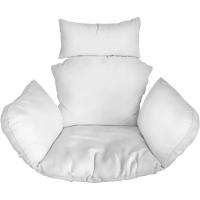 Cojín Colgante de Huevo Respaldar con Almohada para la Cabeza Impermeable Para Jardín Patio Marrón - details 13