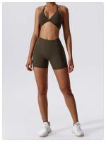 Sujetador Deportivo de Espalda Cruzada para Mujeres Top Deportivo de Yoga y Gimnasio Fitness Material de Nylon Transpirable y Hermoso - details 22