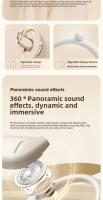 M76 nuevo auricular inalámbrico Bluetooth colgante inteligente AI traducción reducción de ruido deportes auriculares de traducción Universal - details 5