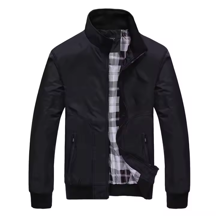 Cortavientos informal ligero para hombre, chaqueta de bombero ajustada, traje de viaje de negocios, primavera y otoño - 1