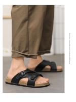 Sandalias de verano para hombre, zapatillas casuales, nuevo estilo 2025, para exteriores, deportivas, de conducción, sandalias de playa resistentes al desgaste de doble propósito - details 3