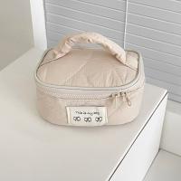 Bolsa de almacenamiento de cosméticos creativa para regalo, bolsa de maquillaje portátil INS con cremallera y asa, estuche de cosméticos para mujer - details 5