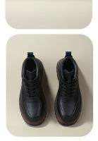 Botas de cuero de alta gama para hombres zapatos de piel de vaca pura zapatos altos de piel de vaca de primera capa - details 5