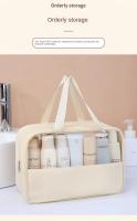 Bolsa de Cosméticos de Viaje Portátil Gran Capacidad, Multifuncional, Impermeable, Estuche de Maquillaje Transparente - details 8