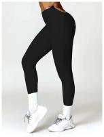 Pantalones de Yoga de cintura alta para mujer, mallas deportivas sin costuras para gimnasio, entrenamiento, barriga, correr - details 2