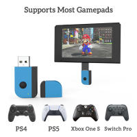 -Adaptador USB para juegos, receptor de Gamepad Bluetooth para PC, PS5, PS4, Xbox, One Handle, adaptador inalámbrico para Nintendo Switch Pro - details 6