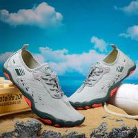 Los zapatos acuáticos unisex de goma suave para deportes de playa son transpirables y livianos, con una correa mágica - details 8