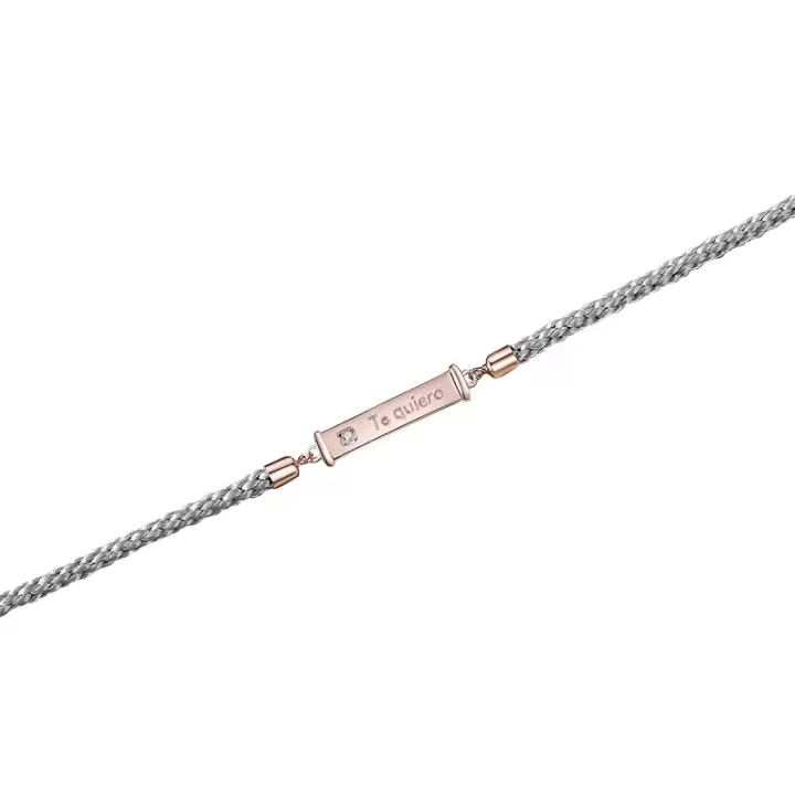 Te quiero"Pulsera de plata de ley 925,pulseras mujer,pulsera hombre,regalo de joyería,parejas regalos - 1