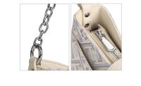 Nuevo estilo chino, patrimonio cultural inmaterial Zhuangjin, bolso de mensajero para mujer, bolso de gran capacidad para llevar bajo el brazo. - details 4