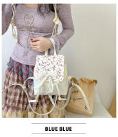 Mochila Floral de Estilo Japonés Ligera de Primavera-Verano Bolso Escolar Casual para Mujeres - details 2