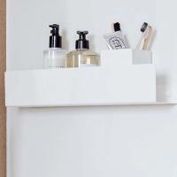 Estante de almacenamiento para el baño montado en la pared, estante de almacenamiento de acero inoxidable antioxidante de gran capacidad, ahorro de espacio, escurridor de ducha duradero - details 9