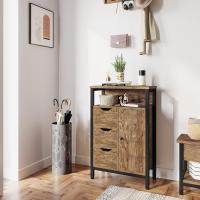 Armario de Baño de Madera Diseño de Cajón y Estante Ajustable Ideal para Cocina y Sala de Estar - details 18