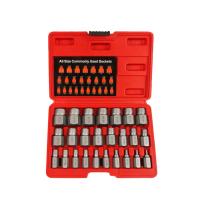 Juego de extractores de tornillos de doble cabeza, juego de extractores de pernos multiespline de fácil extracción, juego de removedores de tornillos de cabeza hexagonal roto dañado, 25 uds. - details 4