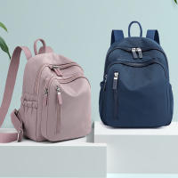 Mochila informal de moda para mujer, cierre de cremallera con correas de hombro fuertes, perfecto para el uso diario de la escuela - details 5