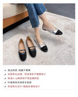 Nuevo cinturón de hebilla de diamantes a juego de colores zapatos Mary Jane de tacón grueso - details 1
