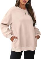 Sudadera holgada de manga larga con cuello redondo para mujer - details 16