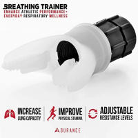 Entrenador de respiración deportivo para el hogar, respirador con boquilla para la cara, equipo de Fitness - details 3
