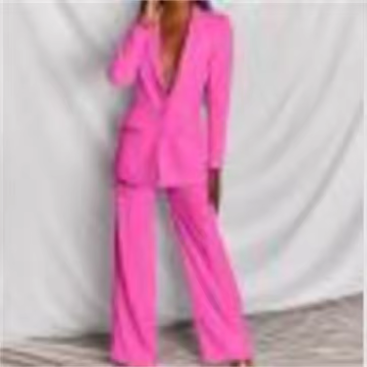TRE Professional Conjunto de Estilo Casual para Mujer, Moda de Color sólido, Primavera y otoño - 1